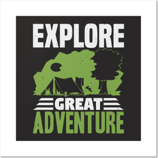 explore great adventure Posters and Art